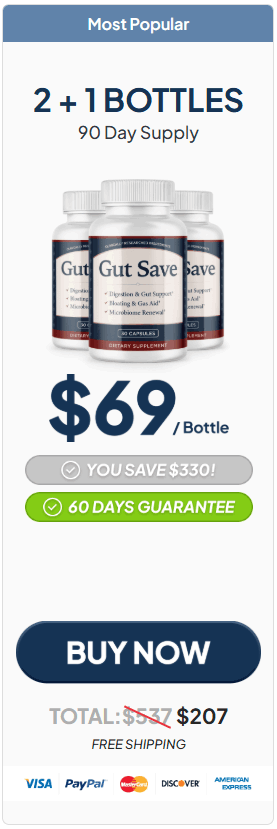 Buy GutSave 3 Bottle